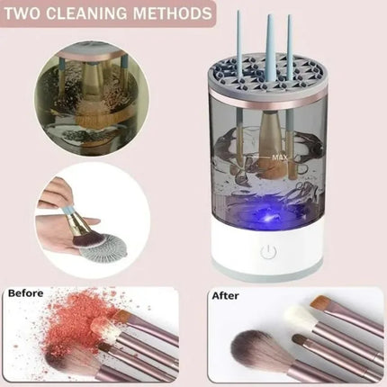 Automatic Electric Makeup Brush Cleaner – Spinning Deep Cleaning & Quick Dry Machine