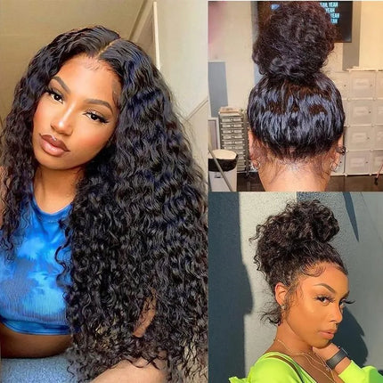 360 Full Lace Front Water Wave Human Hair Wig