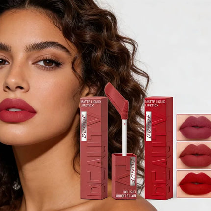 Waterproof Matte Velvet Lipstick | Long-Lasting Hydrating Lip Gloss