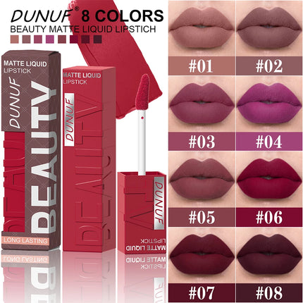 Waterproof Matte Velvet Lipstick | Long-Lasting Hydrating Lip Gloss
