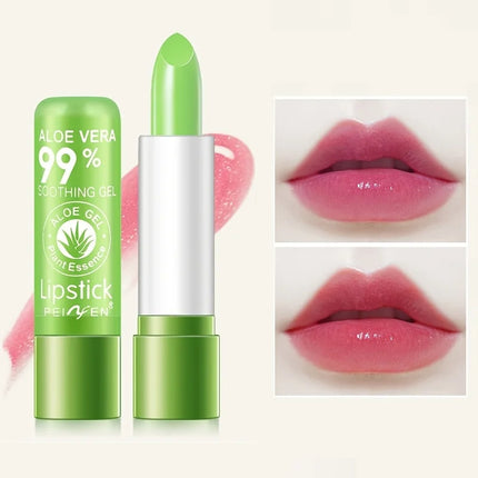 99% Aloe Vera Mood Color-Changing Lip Balm – Magic Moisturizing Lipstick
