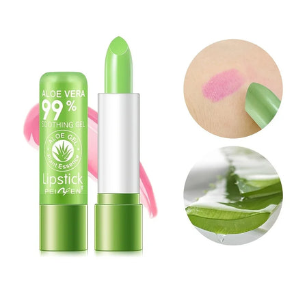 99% Aloe Vera Mood Color-Changing Lip Balm – Magic Moisturizing Lipstick