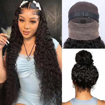 360 Full Lace Front Water Wave Human Hair Wig