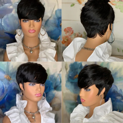Blonde 613 Short Pixie Cut Wig with Bangs