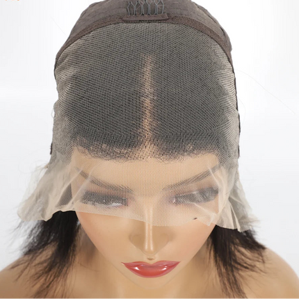 Glueless Straight Lace Front Human Hair Bob Wig
