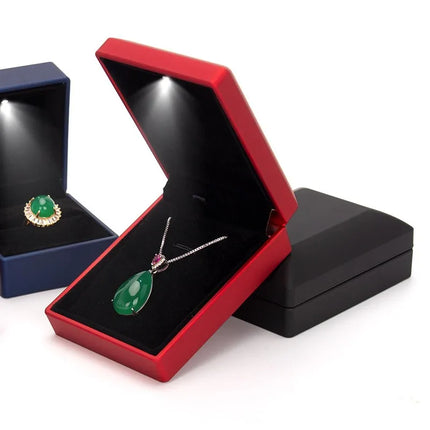 Premium LED Lighted Ring Box for Engagement & Wedding Proposals