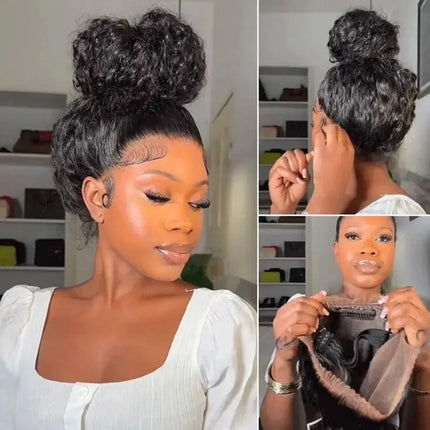360 Full Lace Front Water Wave Human Hair Wig