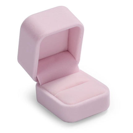 Luxury Velvet Ring Box | Elegant Jewelry Gift Box for Proposals