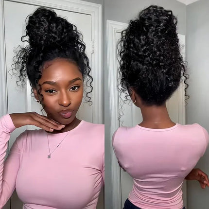 360 Full Lace Front Water Wave Human Hair Wig