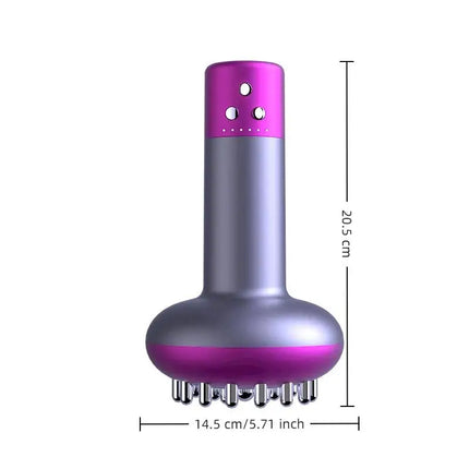 Handheld Electric Lymphatic Drainage Machine Meridian Body Abdominal Massage Brush With Adjustable Guasha Hot Compress