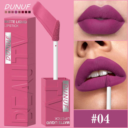 Waterproof Matte Velvet Lipstick | Long-Lasting Hydrating Lip Gloss