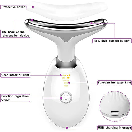 GlowNeck™ 7-in-1 Face & Neck Lifting Massager