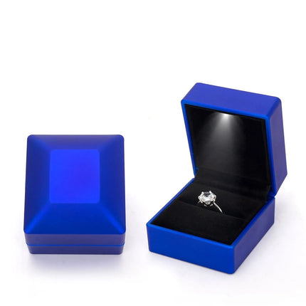 Premium LED Lighted Ring Box for Engagement & Wedding Proposals