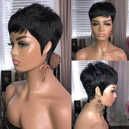 Blonde 613 Short Pixie Cut Wig with Bangs